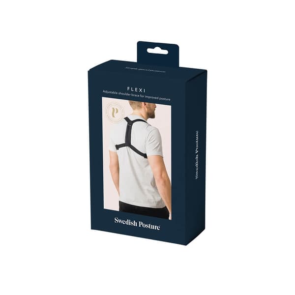 SWEDISH POSTURE Flexi Hållningsband Svart One-Size