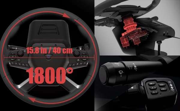 HORI Force Feedback Truck Control System -rattiohjain, PC