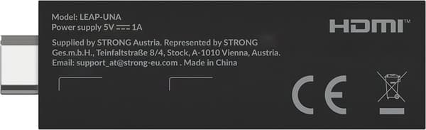 Strong LEAP-UNA Wi-Fi 2K Android TV-mediaspelare
