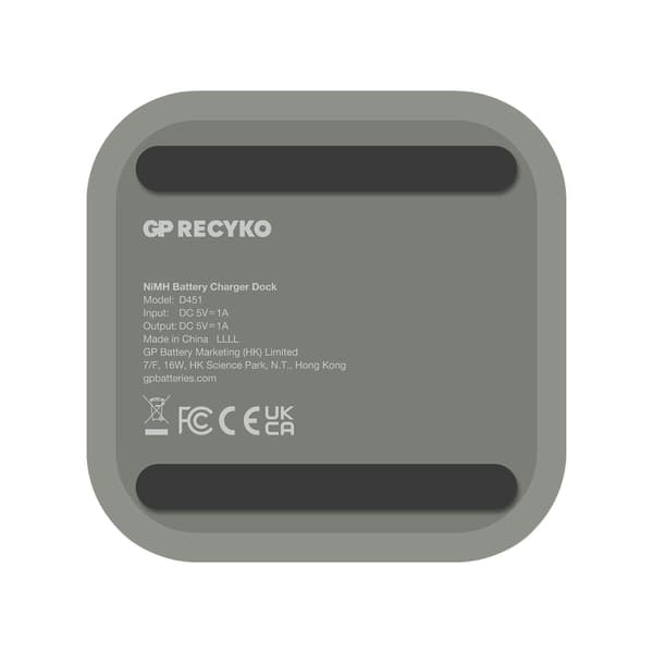GP Batterilader Everyday Charger B441 + D451 4xAA 2100mAh