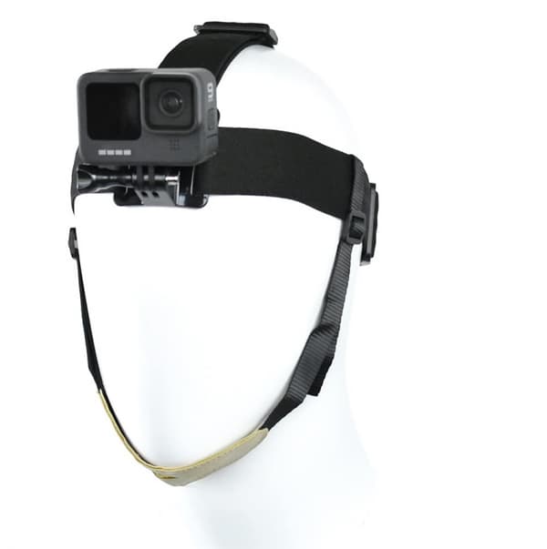 Hodebånd med hakestropp til Go Pro
