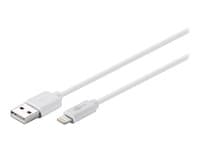 Goobay Lightning-kabel 50cm Vit MFi