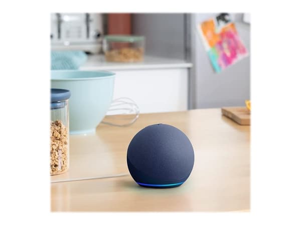 Amazon Echo Dot (5. generasjon) Smarthøyttaler Deep Sea Blue