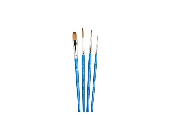 WINSOR Cotman penselset kort skaft 4 st