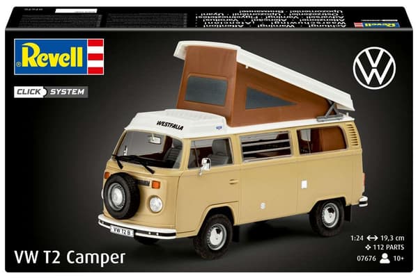 Revell 1:24 VW T2 Camper (easy click)  model kit