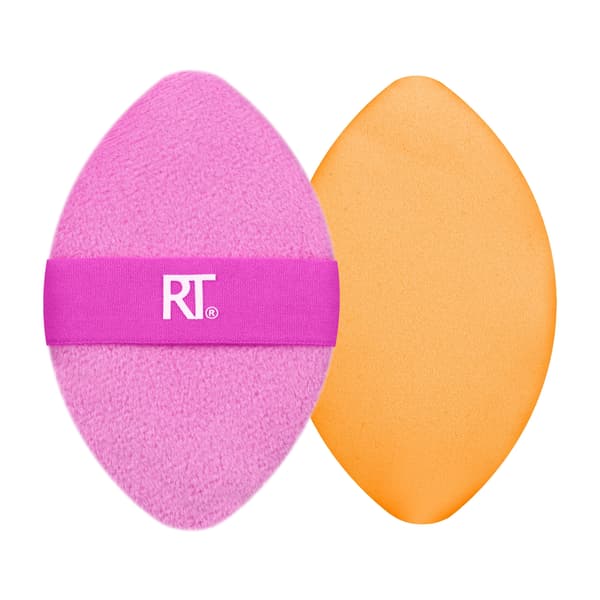 Real Techniques Miracle 2-i-1 Pudder Puff Duo - Pink/Orange