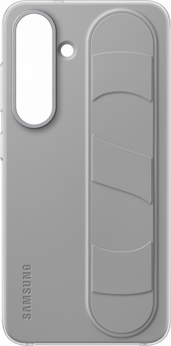 Samsung Galaxy S25 Standing Grip-skal, grå/mint