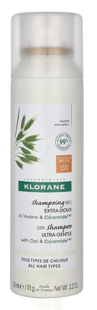 Klorane Dry Shampoo With Oat Milk - Tint 150 ml