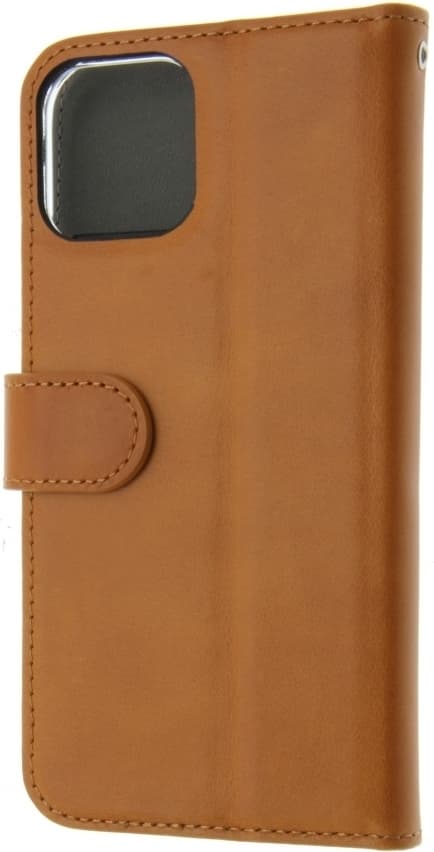 Insmat Exclusive Flip Case plånboksfodral, iPhone 14 Plus, brun