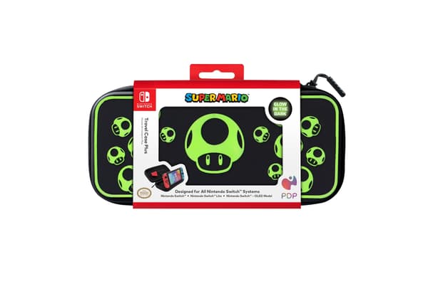 PDP Gaming Konsol-etui - 1-UP selvlysende i mørke