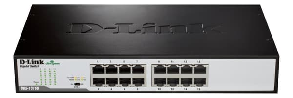 D-Link switch, 16x10/100/1000Mbps, RJ45 (DGS-1016D)