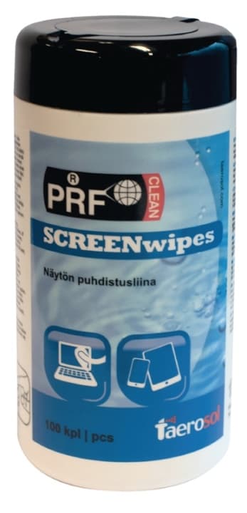 PRF Näytön puhdistuspyyhkeet 100 kpl