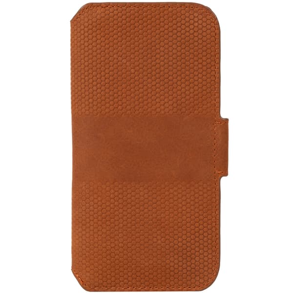 Krusell Nahka Puhelin lompakko iPhone 13 Cognac
