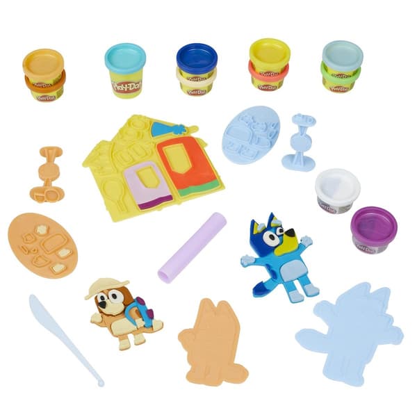 Hasbro Play-Doh Bluey Make 'n Mash Kostumer Legesæt