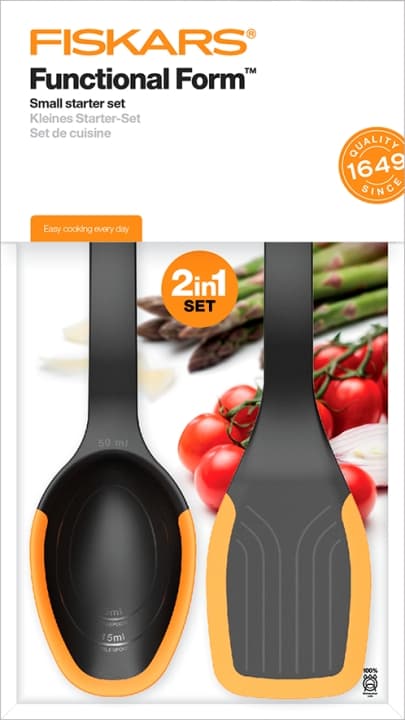 Fiskars Functional Form - litet startset, inkl skopa och spatel