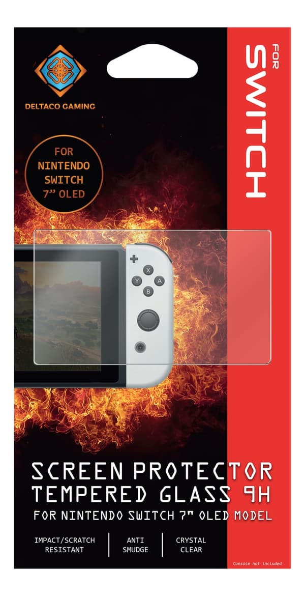 deltaco_gaming Skjermbeskytter Nintendo Switch OLED 7"" scratch clear0.33mm