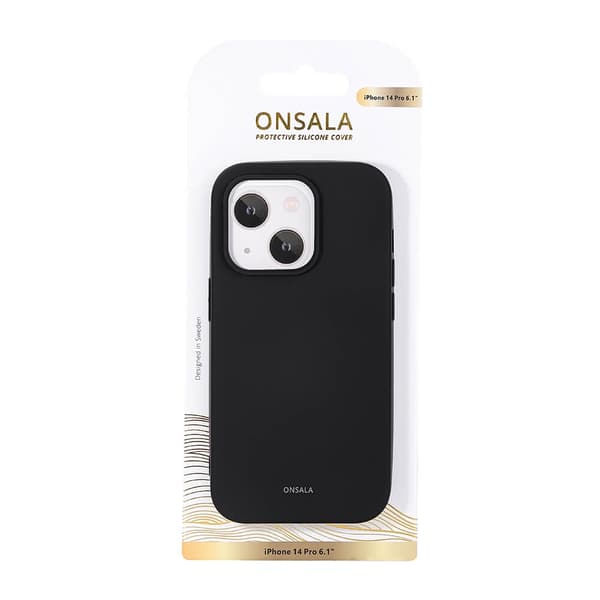 Onsala Mobilskal Silikon Black - iPhone 14 Pro