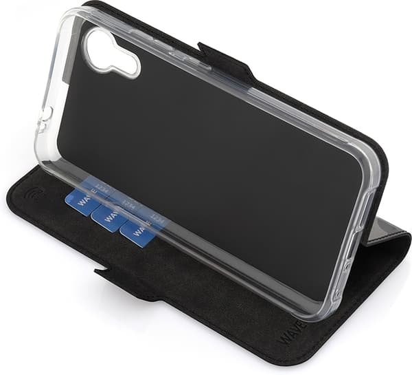 Wave BookCase, Samsung Galaxy XCover7, svart