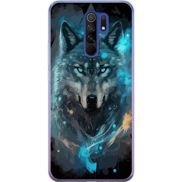 Mobildeksel til Xiaomi Redmi 9 med Ulve motiv