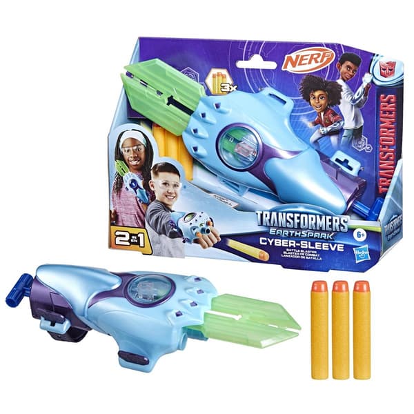 Transformers EarthSpark roolipeli Cyber-sleeve Blaster - räjäyttäjä