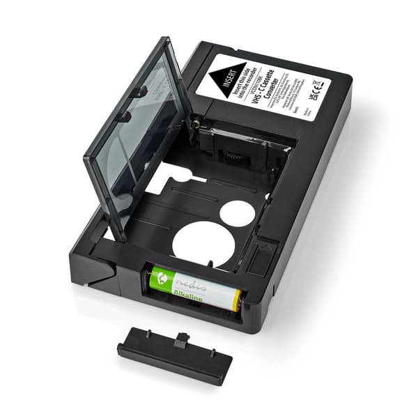 Nedis VHS Converter | Konvertering: VHS-C til VHS | Plug and play | Sort