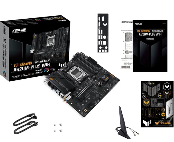 ASUS TUF GAMING A620M-PLUS WIFI mATX-bundkort