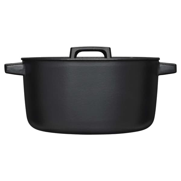 Fiskars Gryta med lock Folken 4 L emaljerad