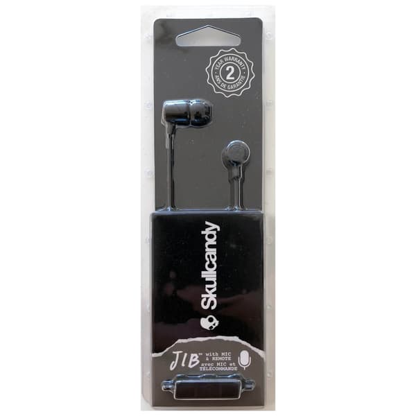Skullcandy Hörlur In-Ear JIB Mic Svart