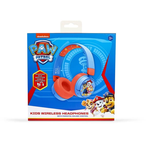 Paw Patrol Headphone On-Ear Junior  Wireless 85dB/95dB Sharing Aux
