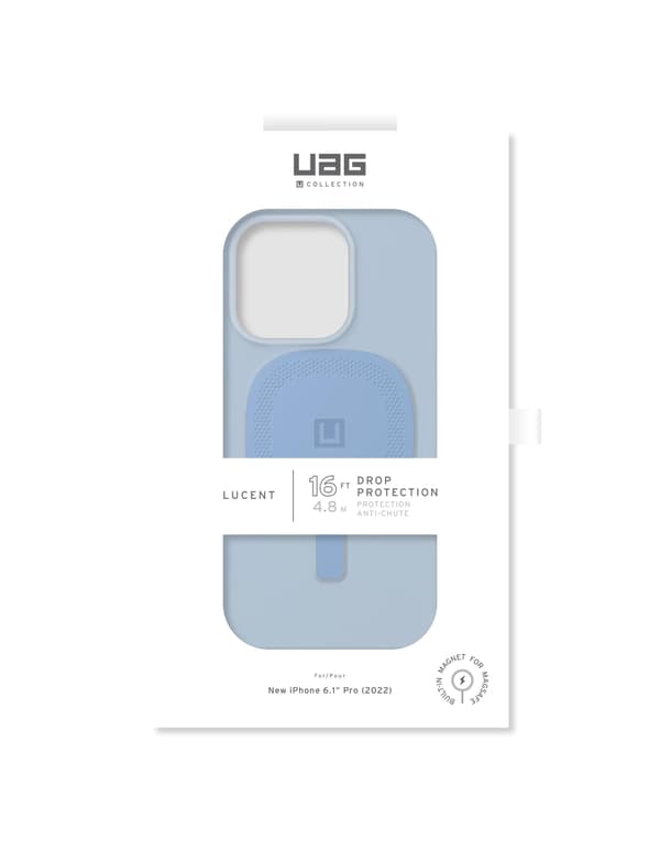 ubyuag iPhone 14 Pro Lucent 2.0 Magsafe- Cerulean