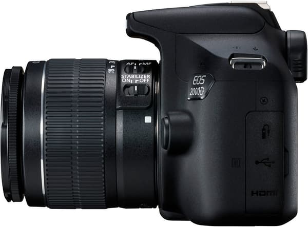 Canon EOS 2000D systemkamera + 18-55 mm IS II