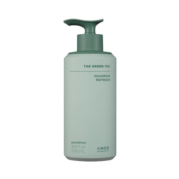 Amos Professional Green Tea Shampoo Refresh – Grøn – 500 ml