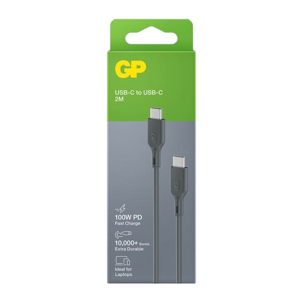 GP Kabel USB-C Till USB-C 100W CC2P 2m