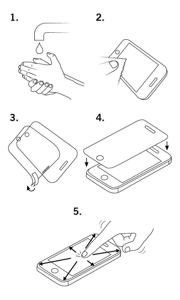 DELTACO screen protector for Samsung Galaxy Note10, works with finger