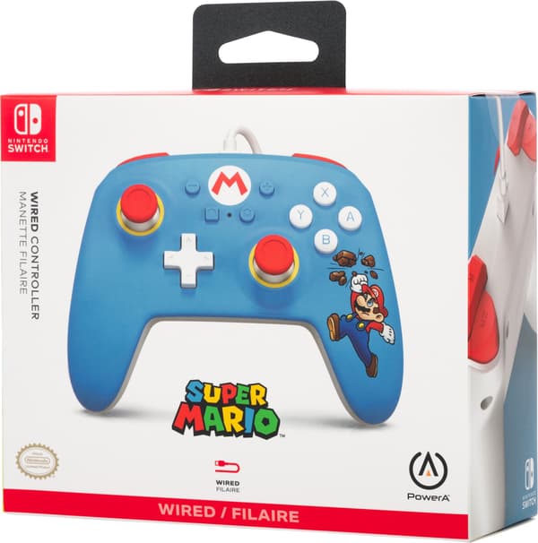 PowerA Trådbunden handkontroll, Brick Breaker Mario, Switch