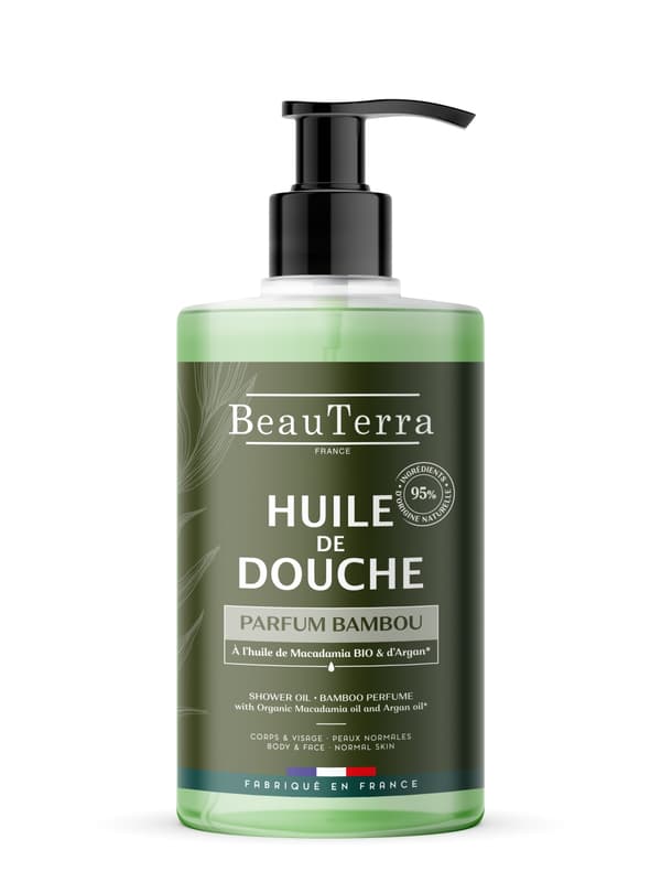 BeauTerra Duscholja – Bambu – 750 ml