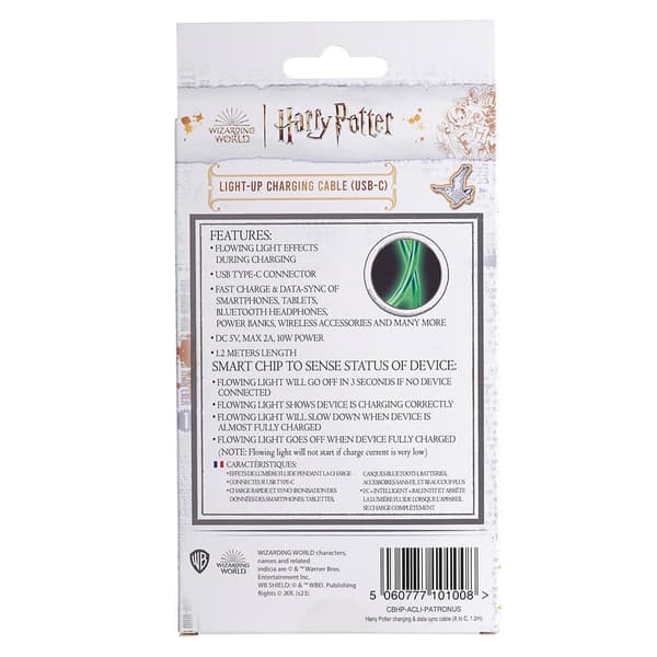 HARRY POTTER USB A to C Light-Up 1.2m