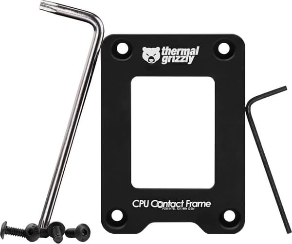 Thermal Grizzly CPU Contact Frame – kontaktram för Intels 13:e och 14:e generationens processorer.