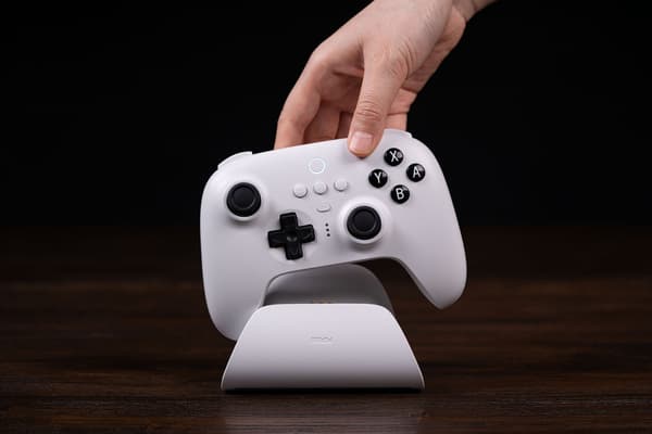 8Bitdo Ultimate Bluetooth-kontroller, hvit, Switch / PC