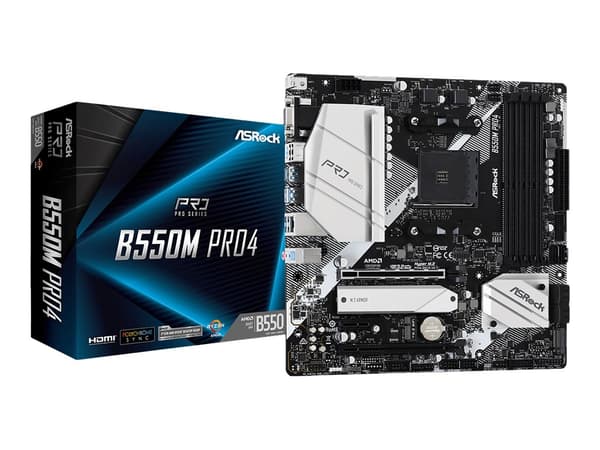 ASROCK B550M Pro4 Micro-ATX AM4 AMD B550