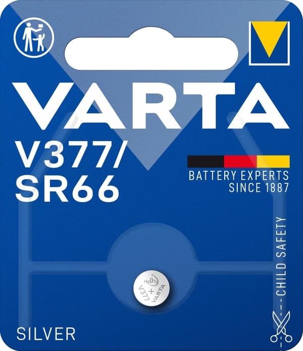 Varta V377/SR66 Silver Coin 1 Pack (B)