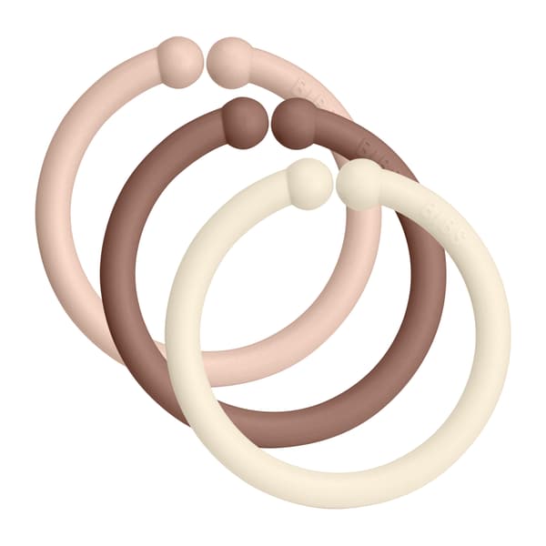 BIBS Loops 12-pack Blush/Woodchuck/Ivory – (900239)