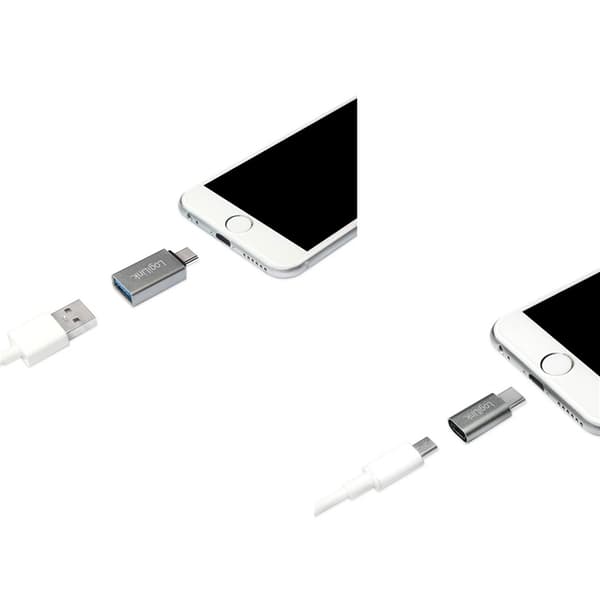 LogiLink USB-C till USB-A / USB-C till MicroUSB Adaptrar