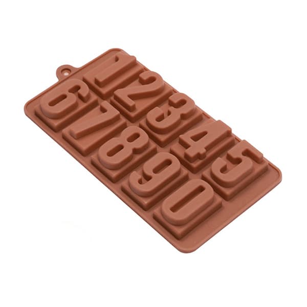Chokladgjutningsform, Siffror