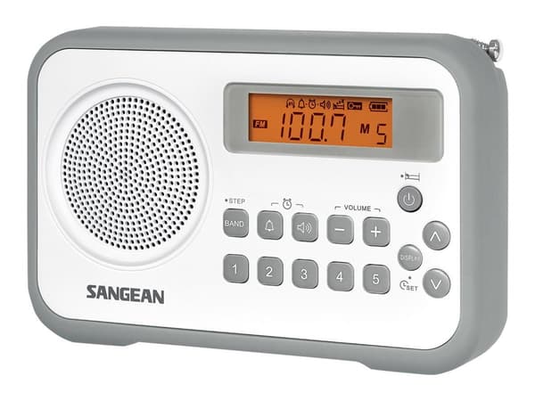 Sangean PRD18 - Portabel Radio, Grå