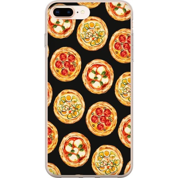 Mobilskal till Apple iPhone 7 Plus med Pizza motiv