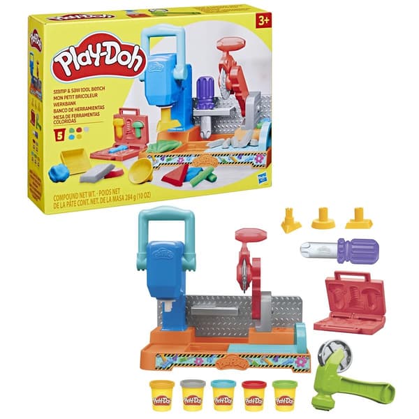 Play-Doh leikkisetti Stamp'n Tool -penkki