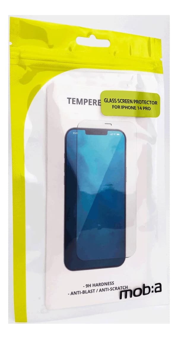 moba iPhone 14 Pro härdat glas, 0,33 mm