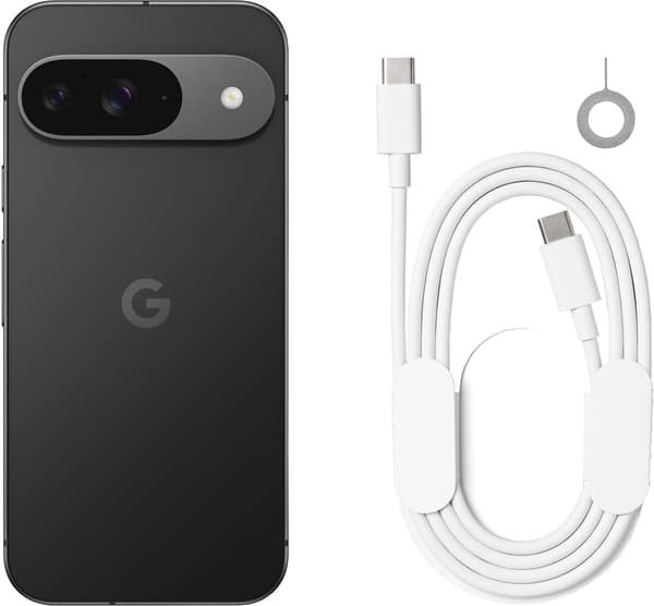 Google Pixel 9 5G-telefon, 128/12 GB, Obsidian