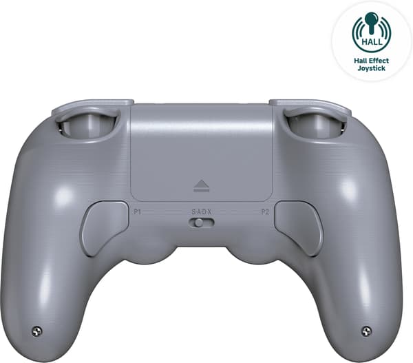 8BitDo PRO 2 - Hall Edition trådlös spelkontroll, Grå, Switch / PC / Android